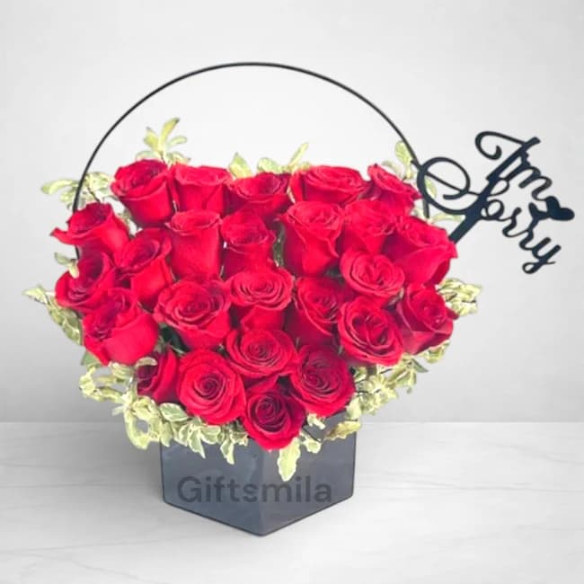 Apology Roses Box