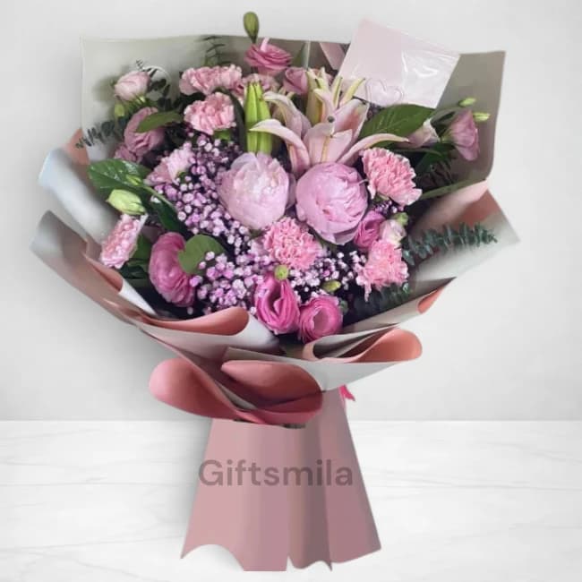 Mixed Pink Flower Bouquets