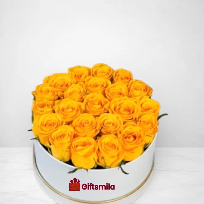 Yellow Roses Box